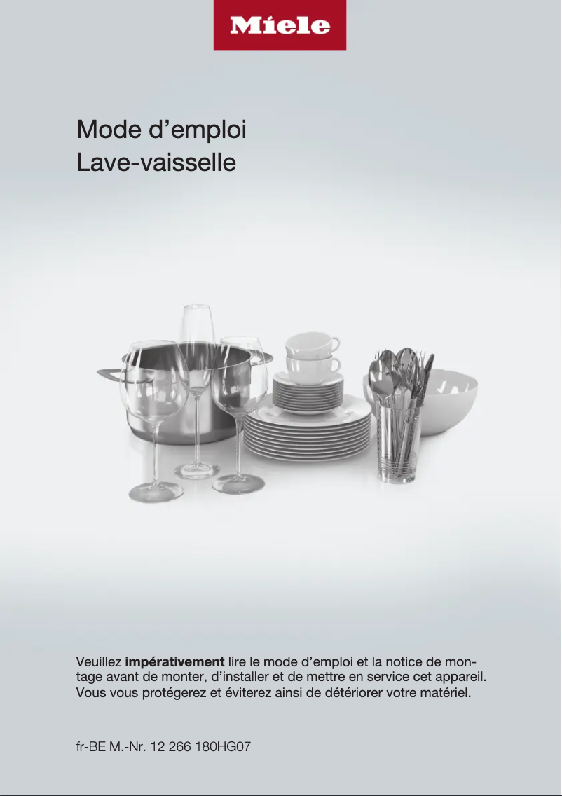 Image de la première page du manuel de l'appareil G 5110 BW