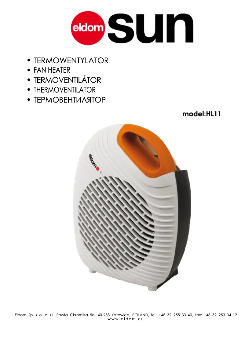 Image de la première page du manuel de l'appareil HL11