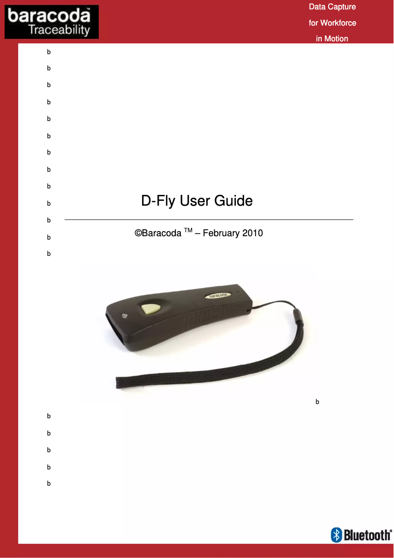 Image de la première page du manuel de l'appareil D-Fly