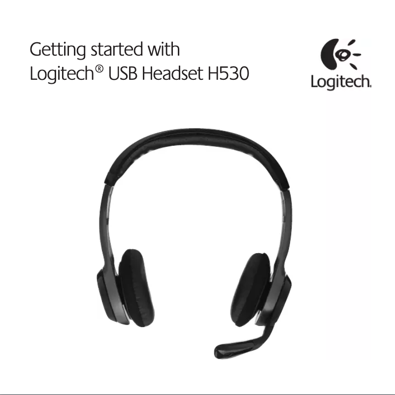 Page 1 de la notice Manuel utilisateur Logitech H530