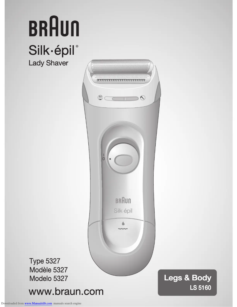 Page n°1 - Manuel utilisateur Braun Silk-épil LS 5-160