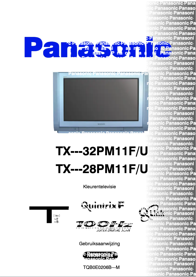 Page 1 de la notice Manuel utilisateur Panasonic TX-32PM11FU