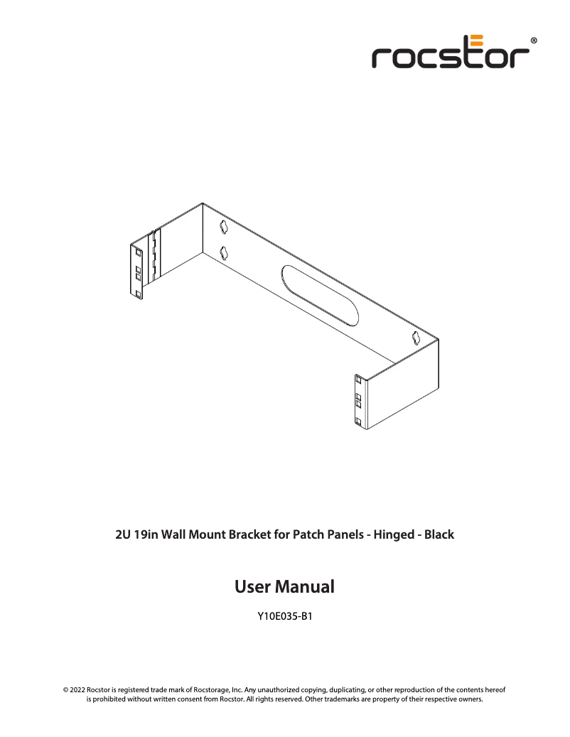 Imagen de la primera página del manual del dispositivo Y10E035-B1