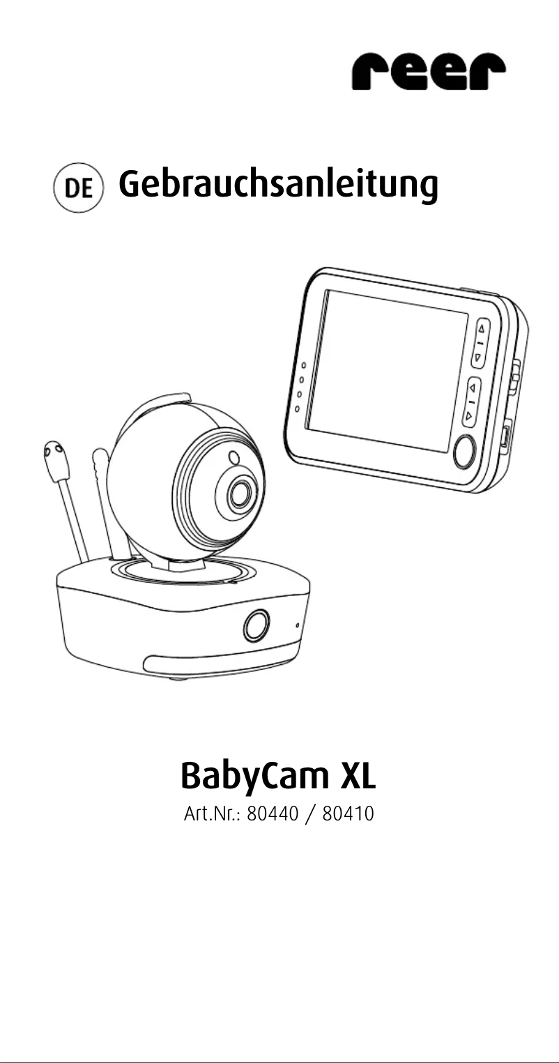 Page n°1 - Manuel utilisateur Reer BabyCam XL 80440
