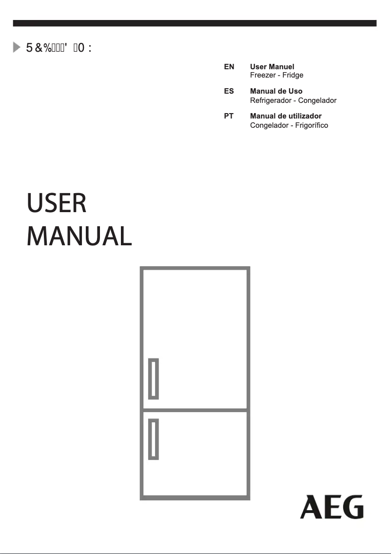 Page 1 de la notice Manuel utilisateur AEG RCB736D3MW