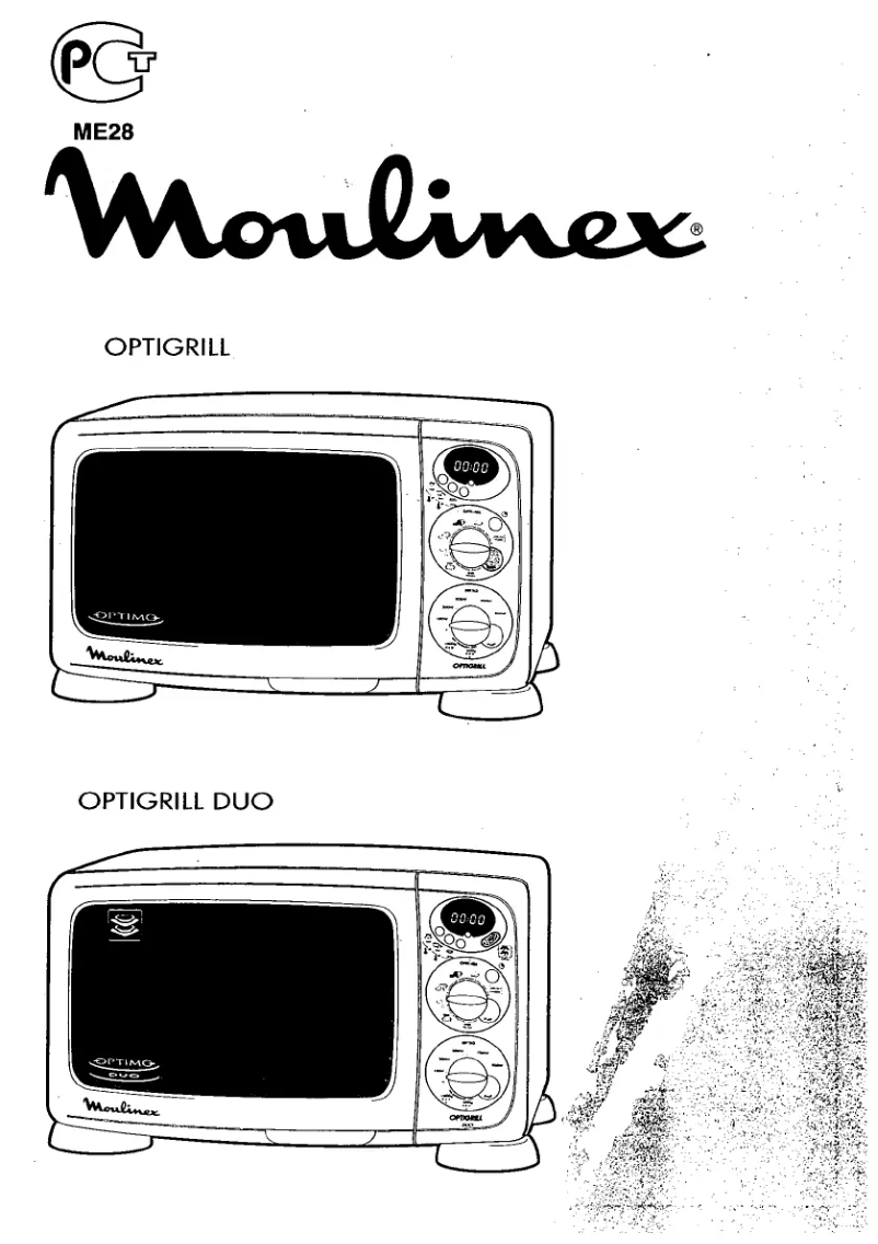 Page 1 de la notice Manuel utilisateur Moulinex Optigrill ACY9