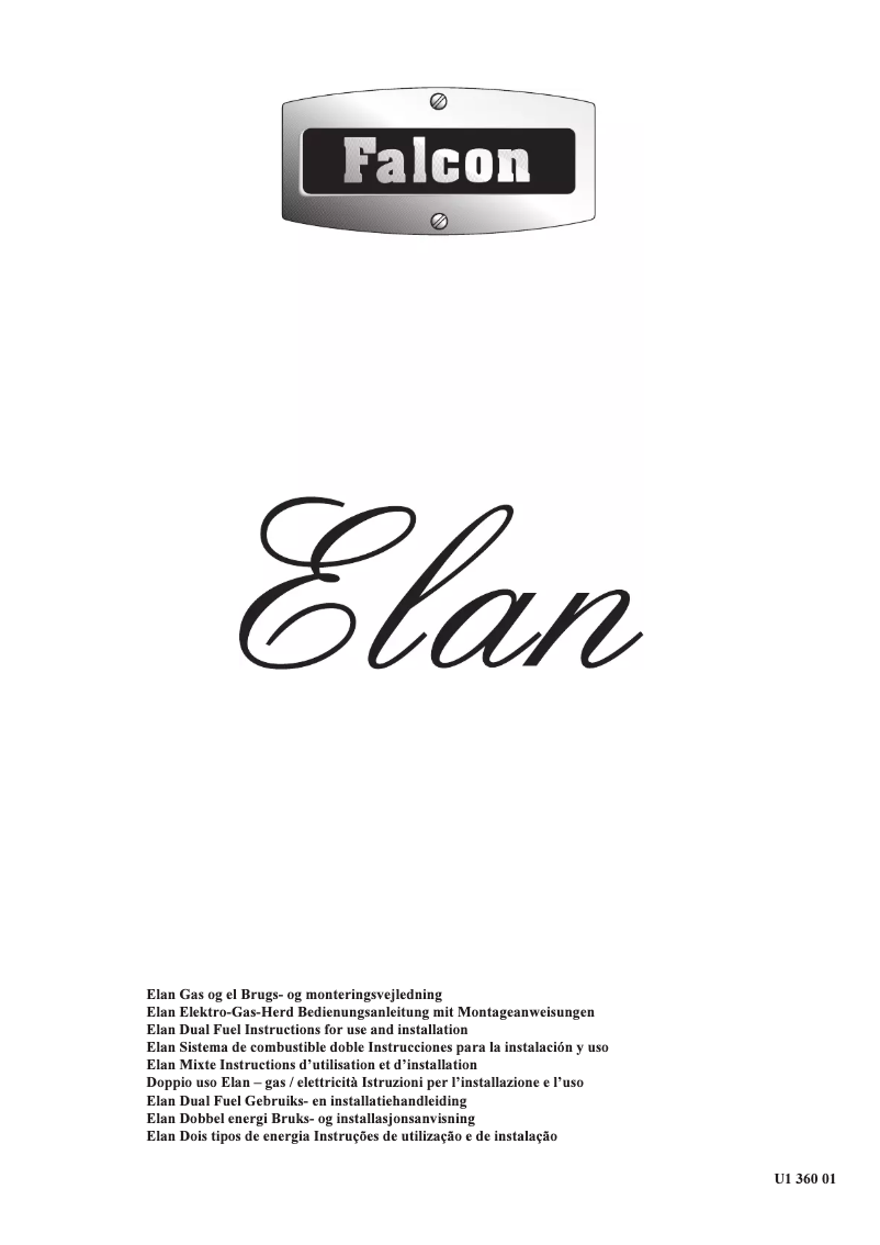 Image de la première page du manuel de l'appareil ELAN 110