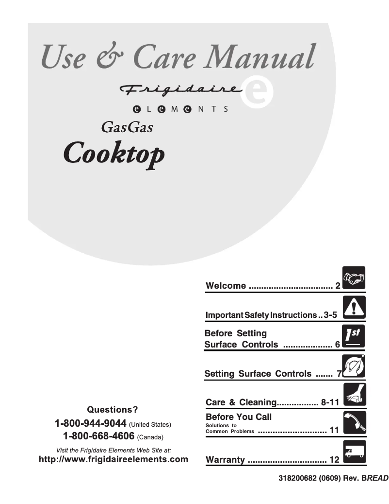 Page n°1 - Manuel utilisateur Frigidaire LEGC36S9FE