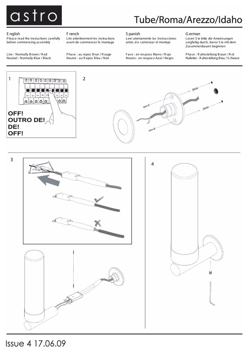 Image de la première page du manuel de l'appareil Tube