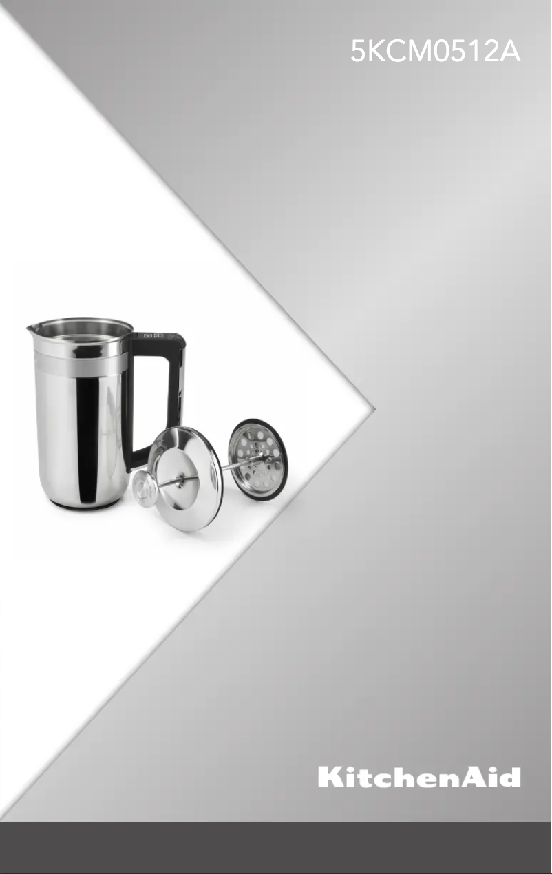 Page 1 de la notice Manuel utilisateur KitchenAid 5KCM0512A