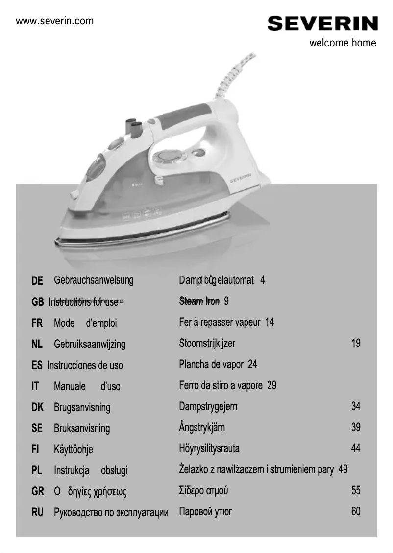 Page n°1 - Mode d'emploi Severin BA 3251