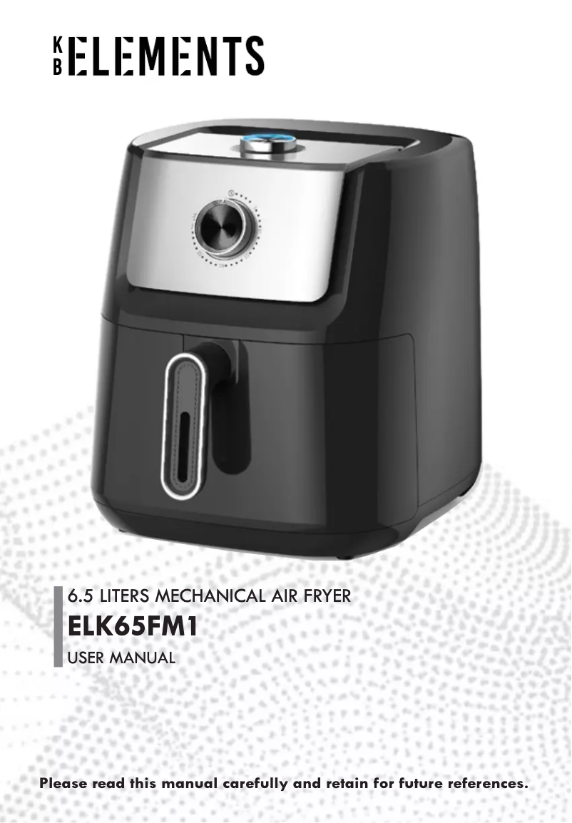 Image de la première page du manuel de l'appareil ELK65FM1