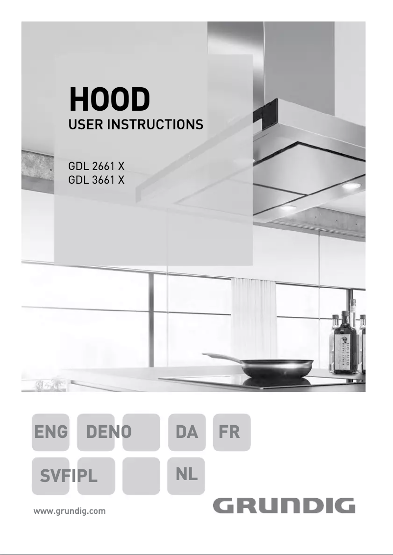 Image de la première page du manuel de l'appareil GDL3661X
