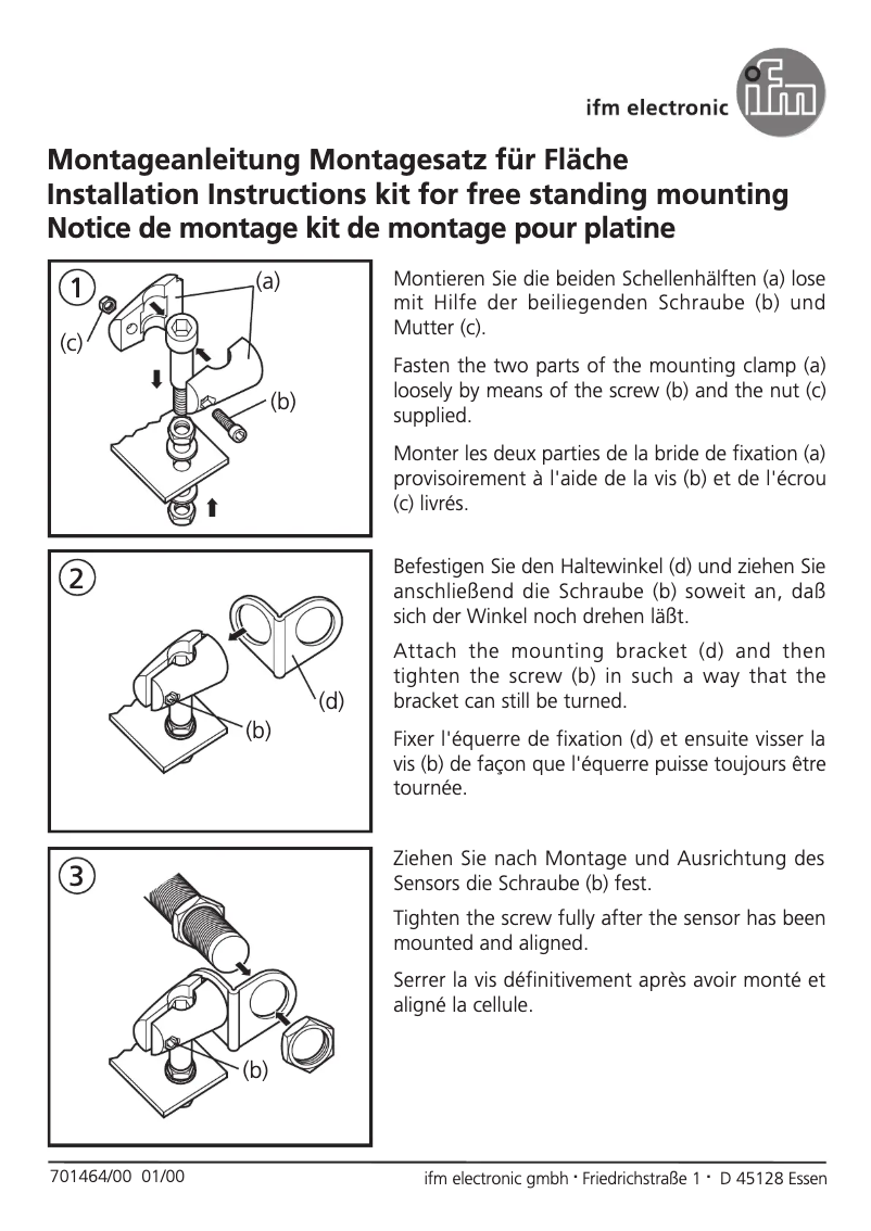 Page n°1 - Manuel utilisateur IFM E20870