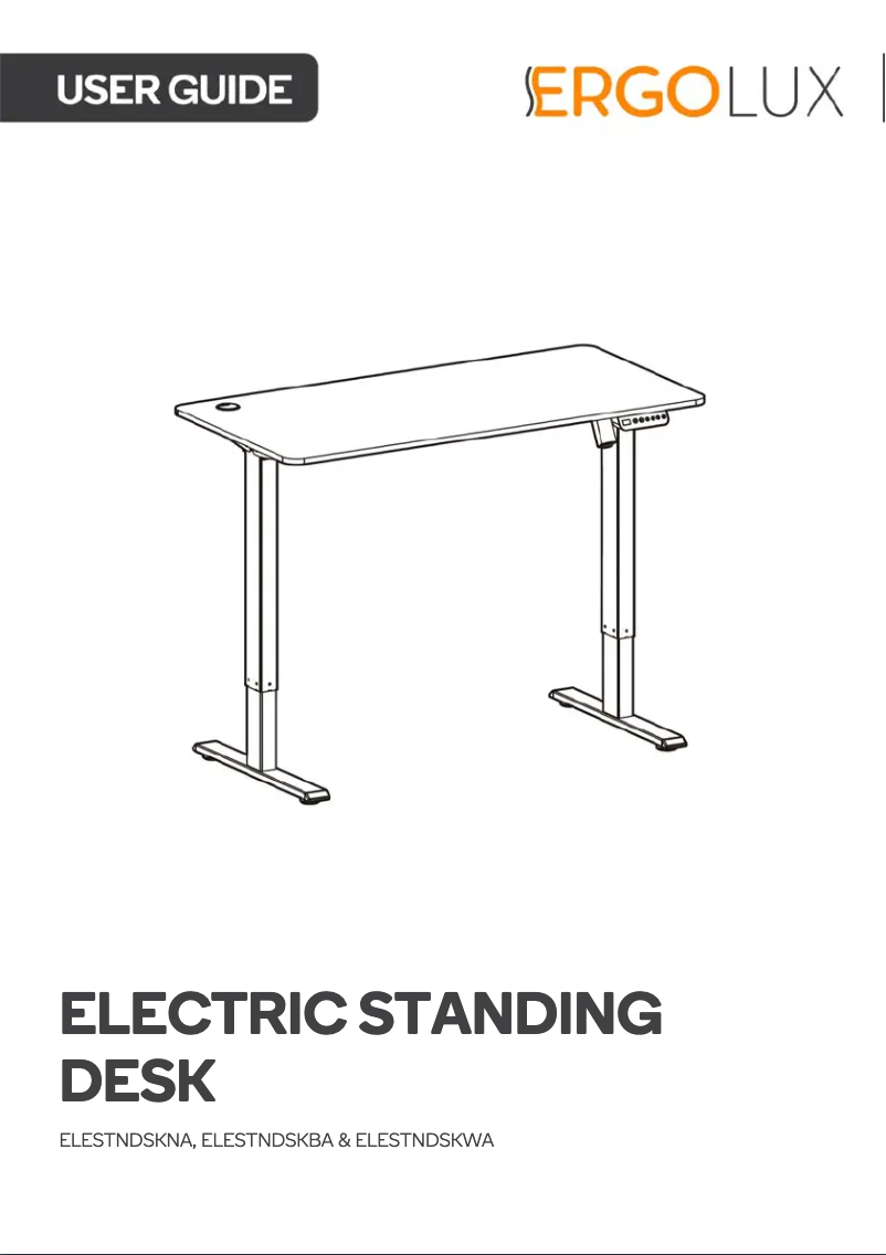 Page 1 de la notice Manuel utilisateur Ergolux ELESTNDSKNA