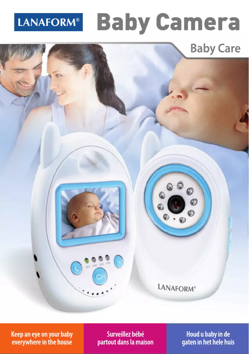 Page 1 de la notice Manuel utilisateur Lanaform Baby Camera