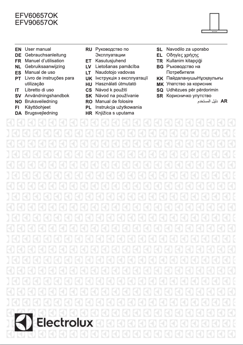Page n°1 - Manuel utilisateur Electrolux EFV60657OK