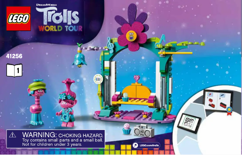 Page 1 de la notice Manuel utilisateur Lego Trolls 41256