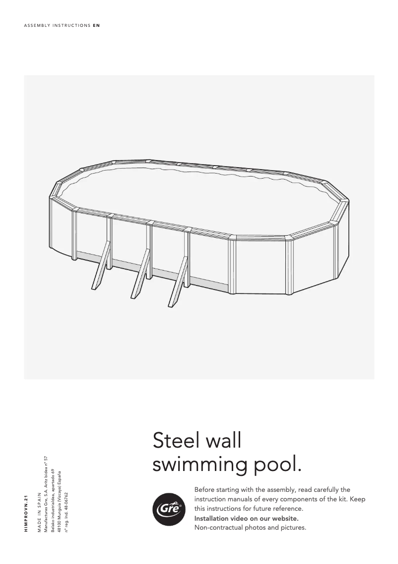 Página 1 del manual Manual de usuario Gre KIT500ECO