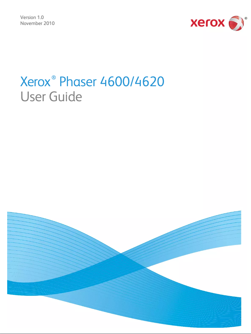 Image de la première page du manuel de l'appareil Phaser 4600DT