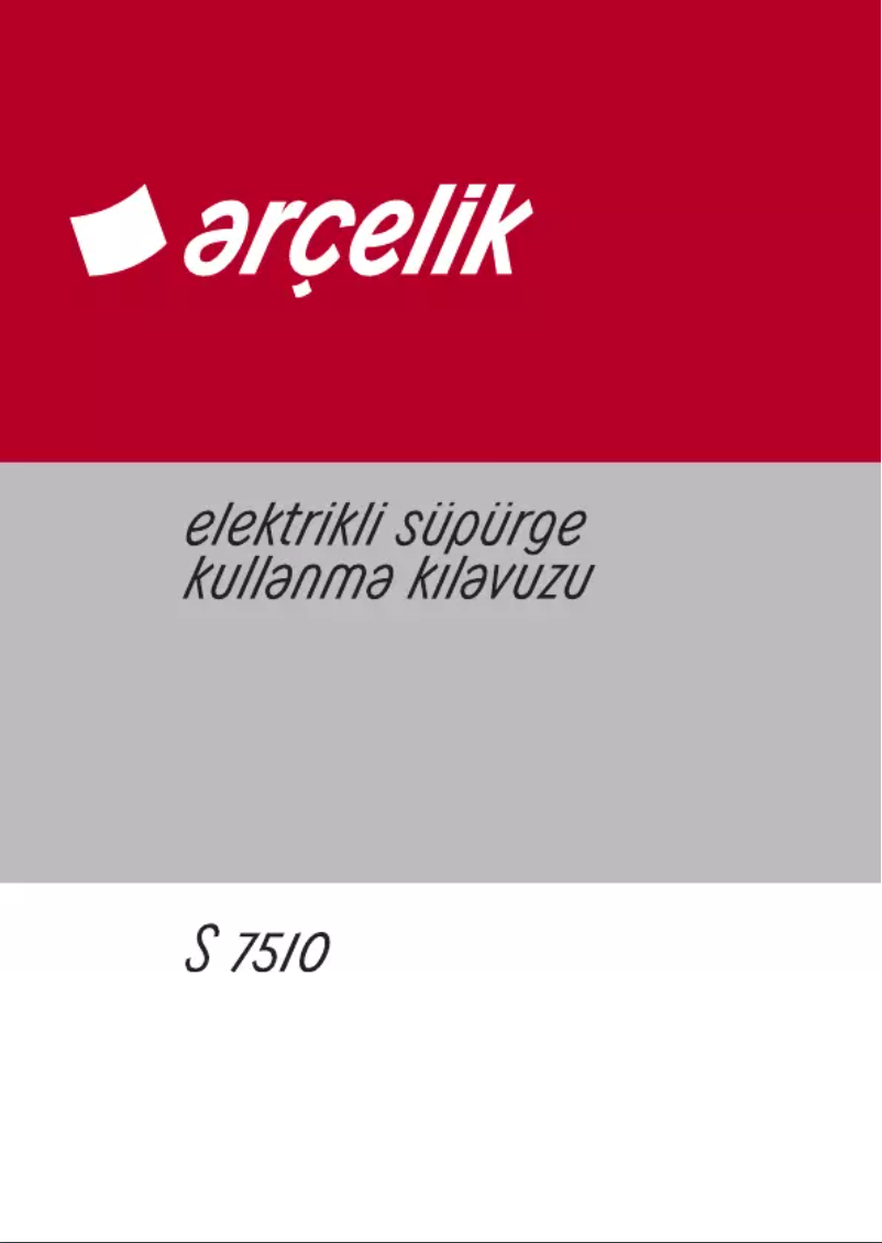 Image de la première page du manuel de l'appareil S 7510