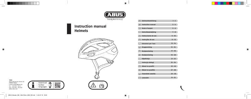 Página 1 del manual Manual de usuario Abus Macator