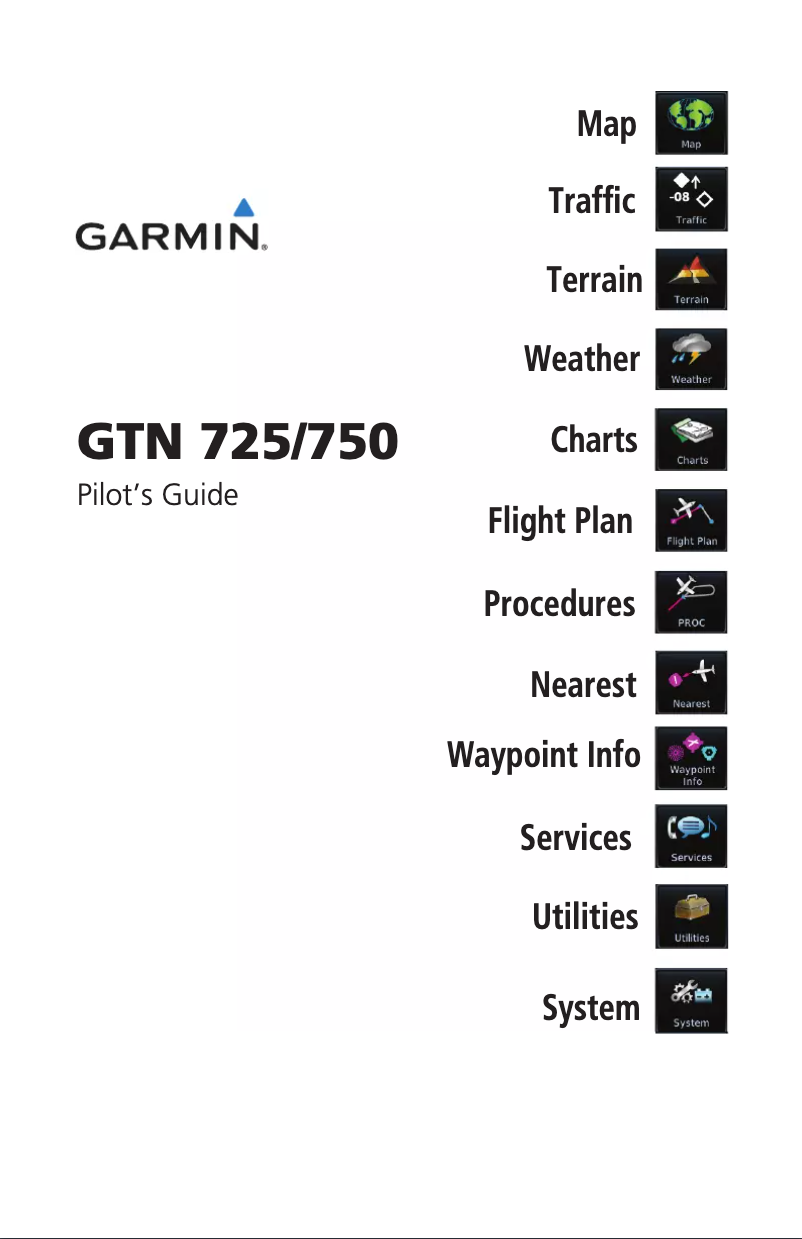 Page 1 de la notice Manuel utilisateur Garmin GTN 725