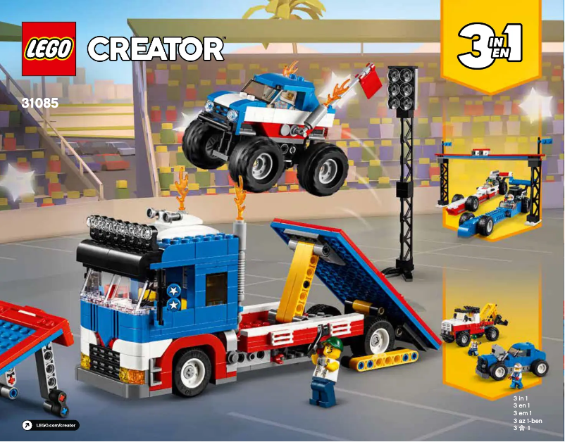 Page 1 de la notice Manuel utilisateur Lego Creator 31085