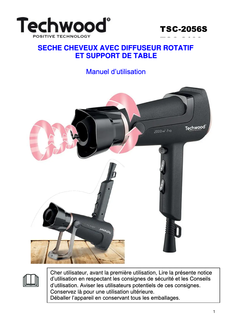 Image de la première page du manuel de l'appareil TSC-2259