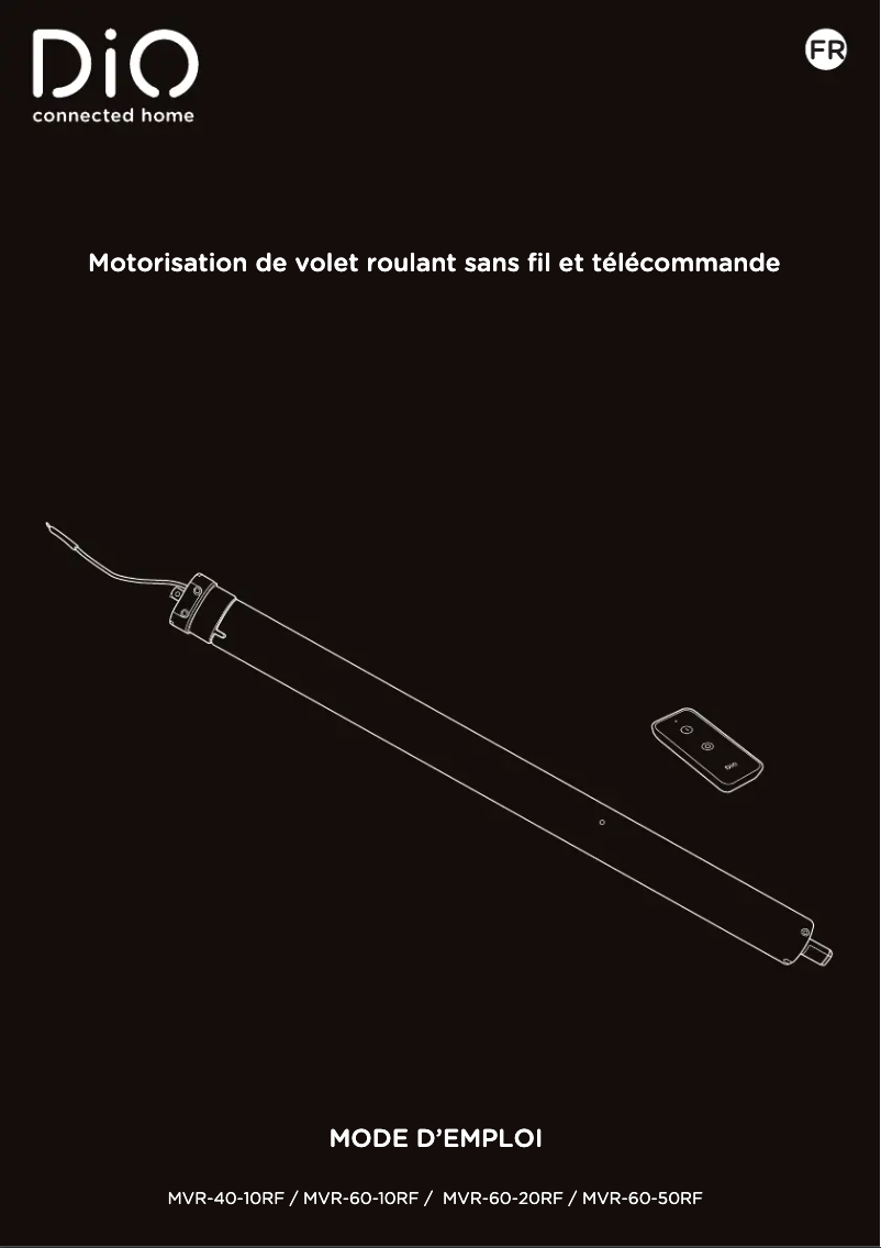 Image de la première page du manuel de l'appareil MVR-60-20RF