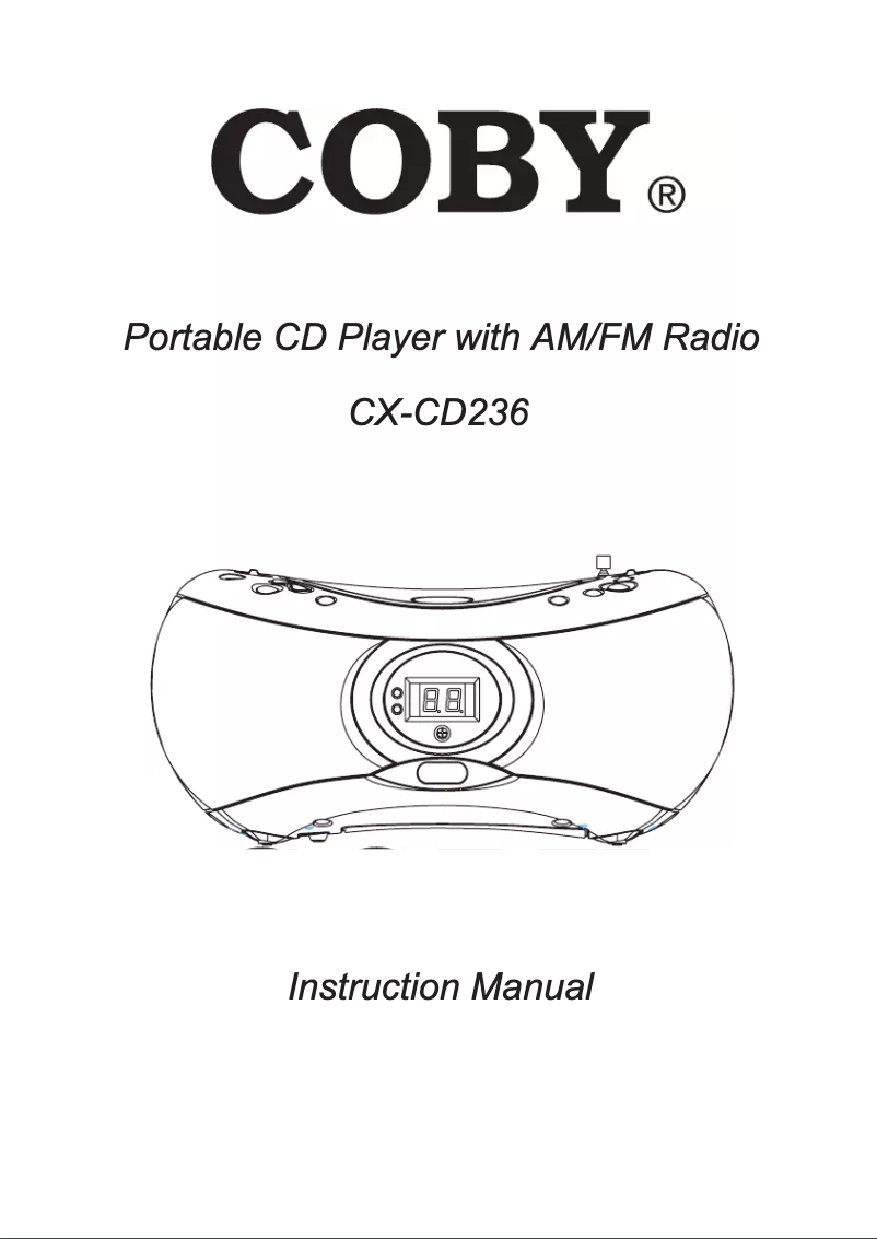 Página 1 del manual Manual de usuario Coby CXCD236