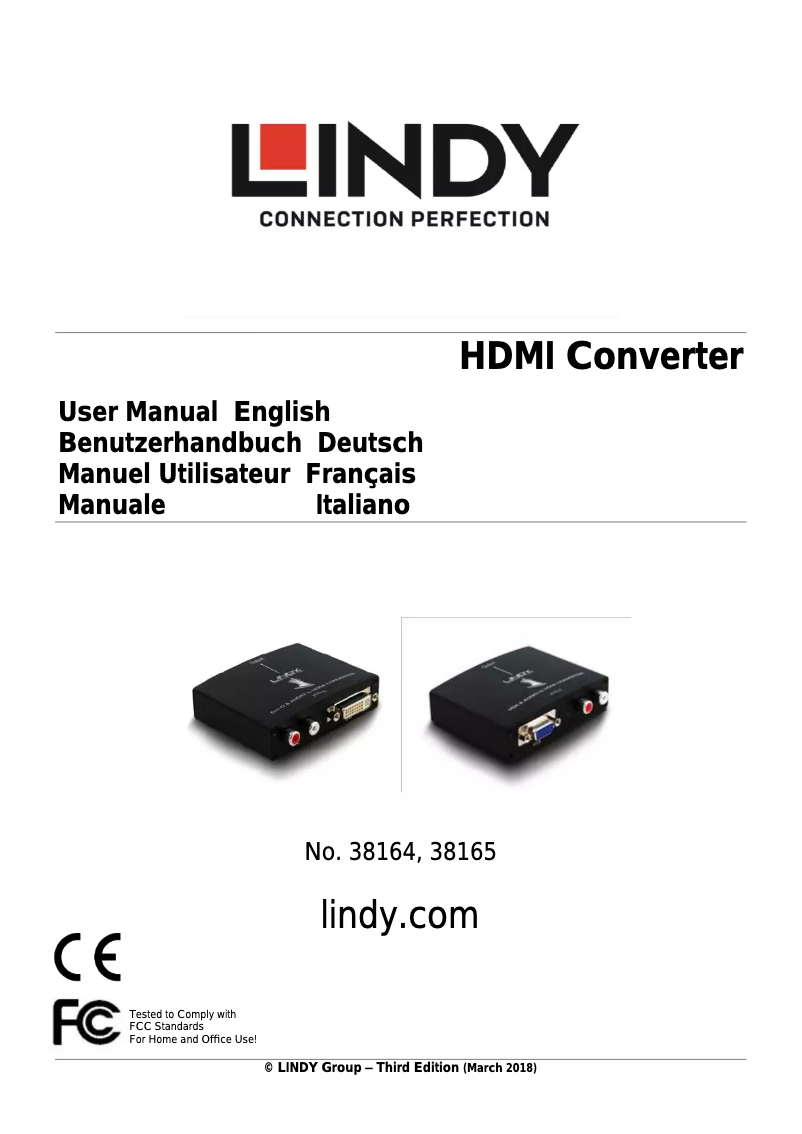 Image de la première page du manuel de l'appareil 38164