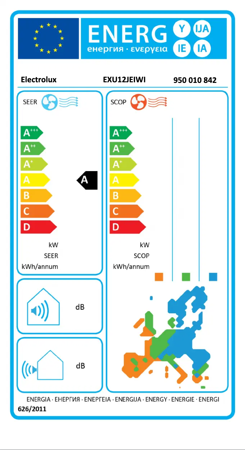 Image de la première page du manuel de l'appareil EXU12JEIWI