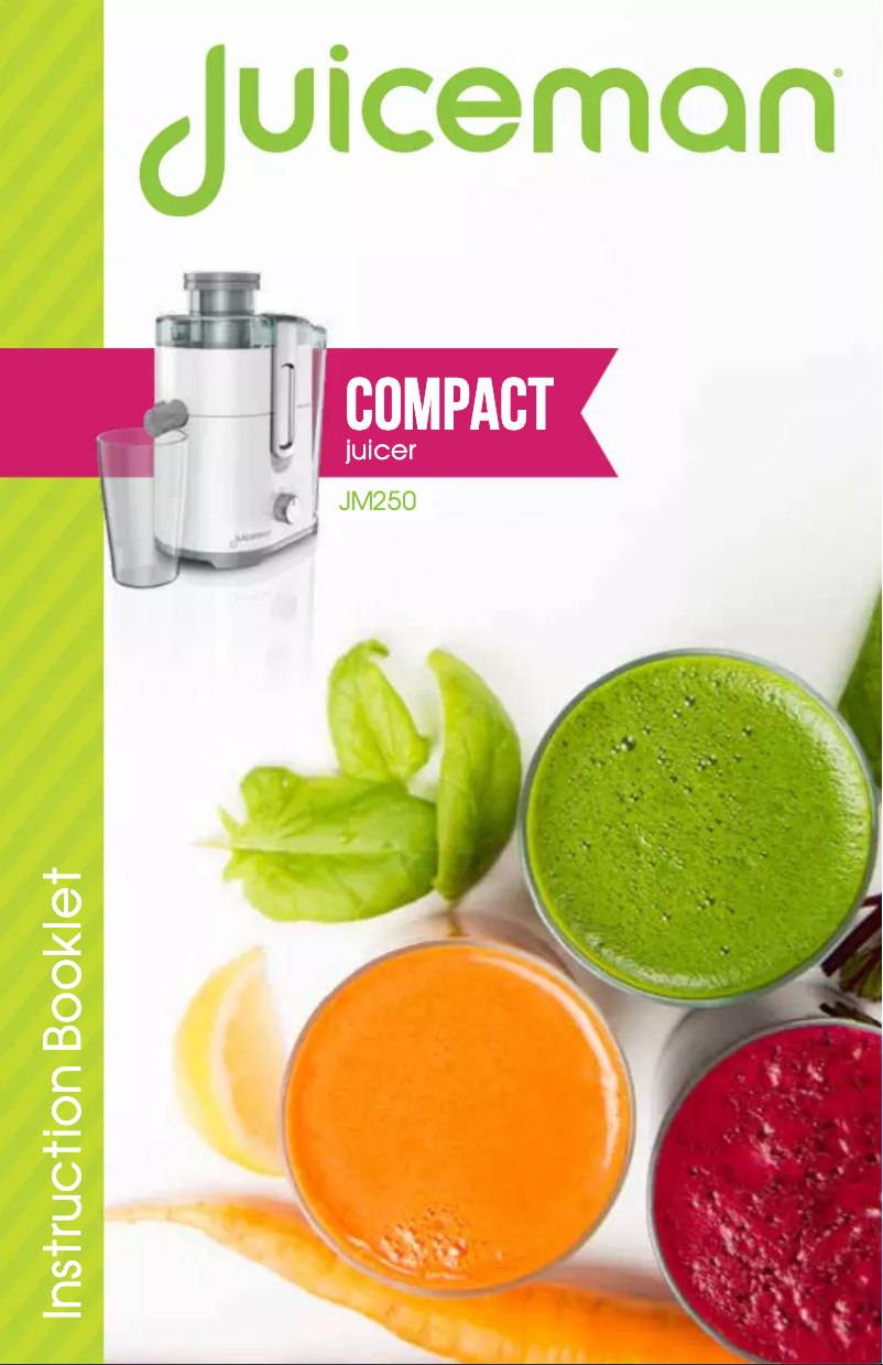 Page n°1 - Manuel utilisateur Juiceman JM250