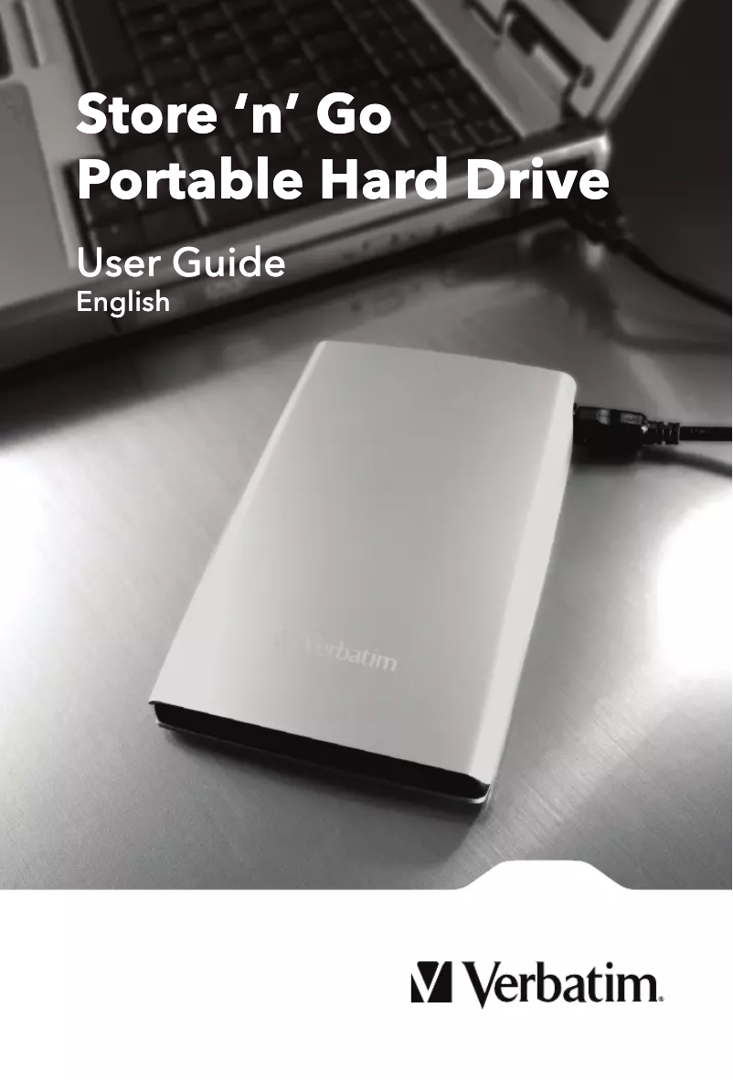 Page 1 de la notice Manuel utilisateur Verbatim Store 'n' Go 53023