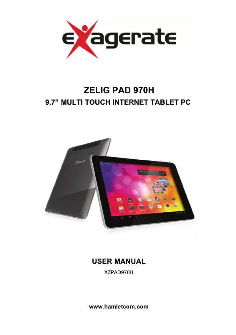 Image de la première page du manuel de l'appareil Zelig Pad 970H