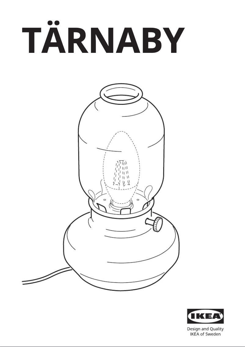 Image de la première page du manuel de l'appareil TÄRNABY 905.080.75