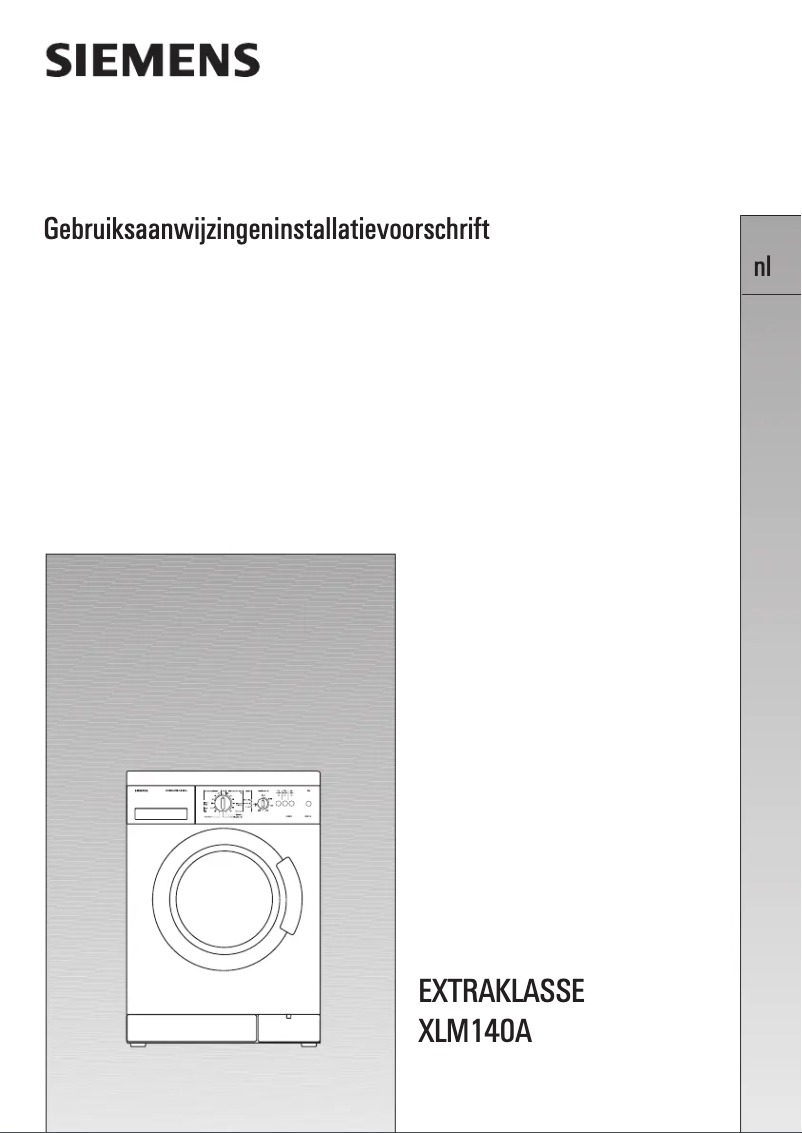 Page n°1 - Manuel utilisateur Siemens WXLM140A