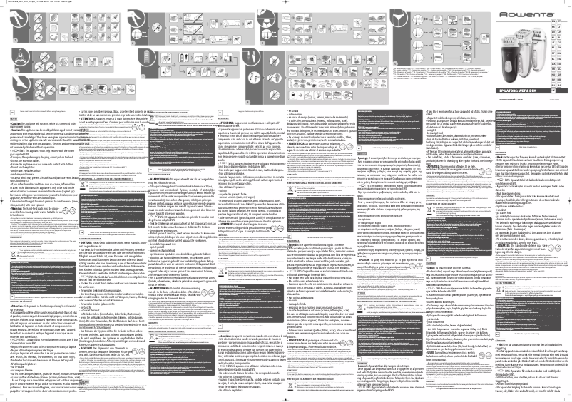 Page n°1 - Manuel utilisateur Rowenta EP8060F0