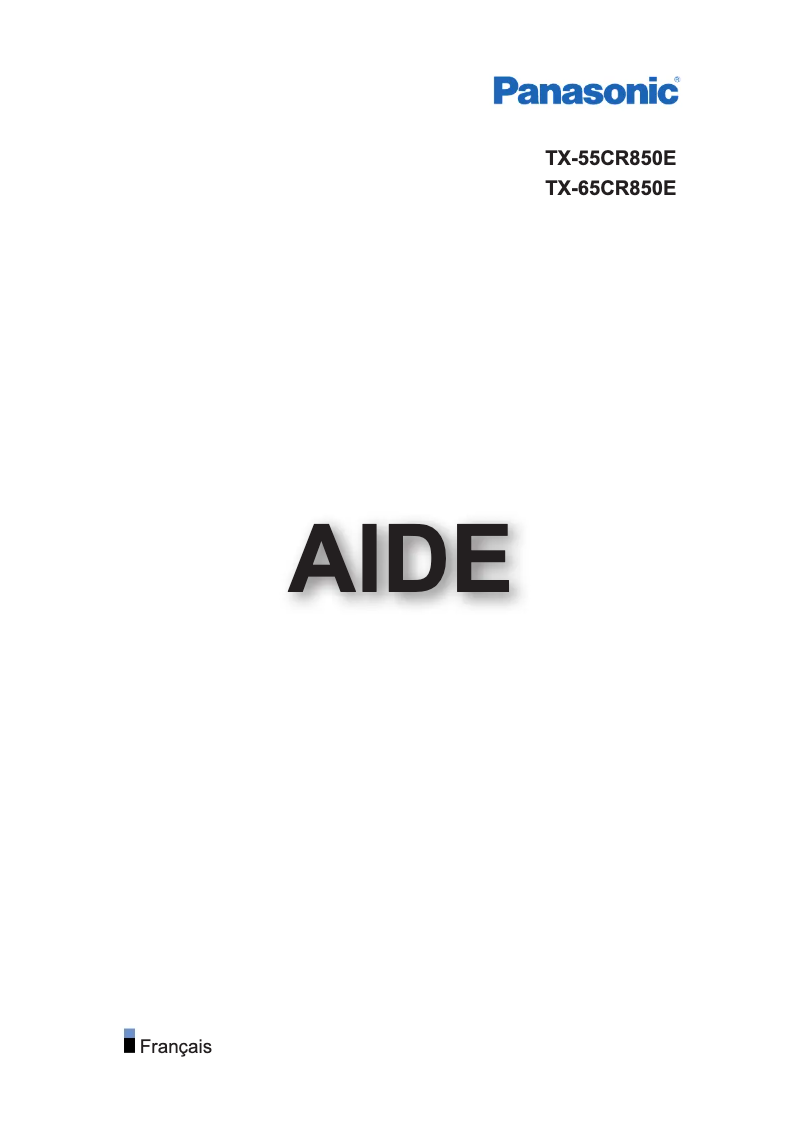 Imagen de la primera página del manual del dispositivo TX-65CR850E