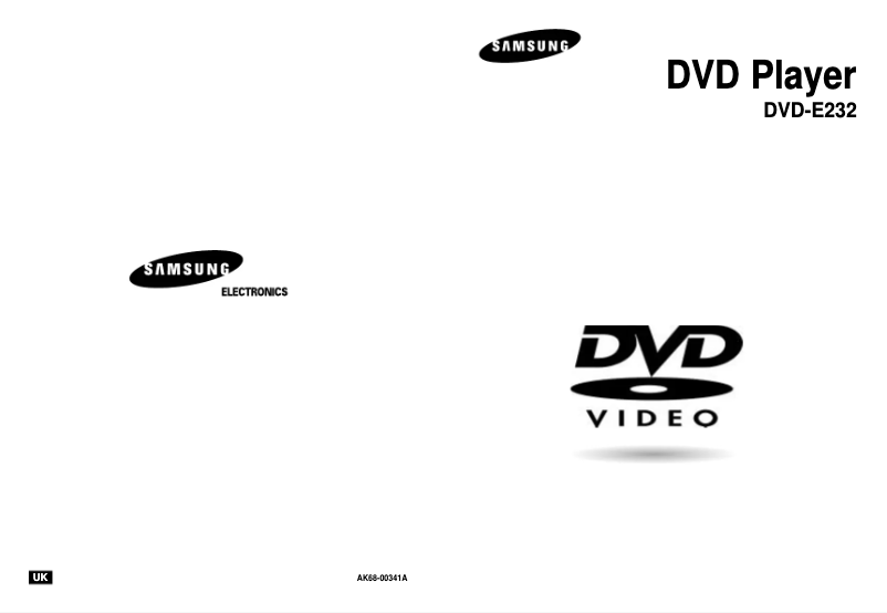 Page 1 de la notice Manuel utilisateur Samsung DVD-E232A