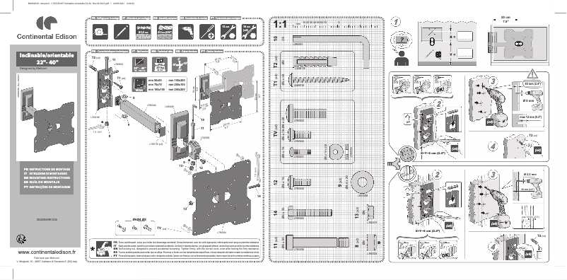 Page n°1 - Manuel utilisateur Continental Edison CE200NORI12V2