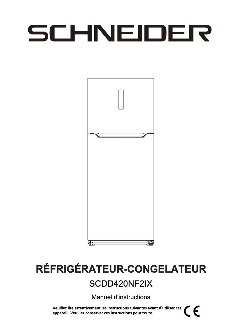 Image de la première page du manuel de l'appareil SCDD420NF2DAX