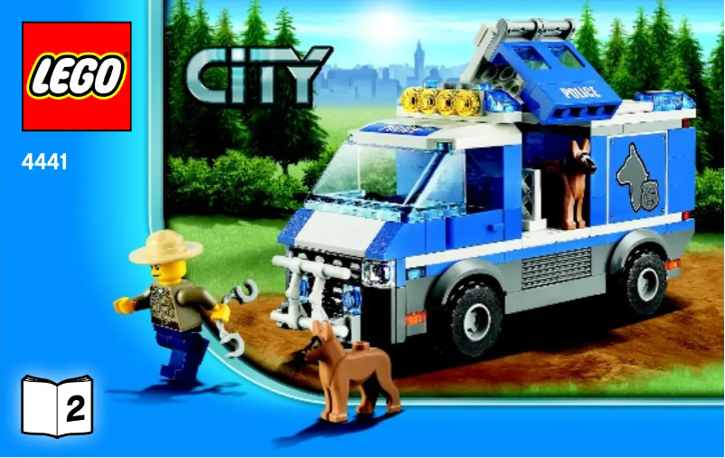 Page n°1 - Manuel utilisateur Lego Police Dog Van