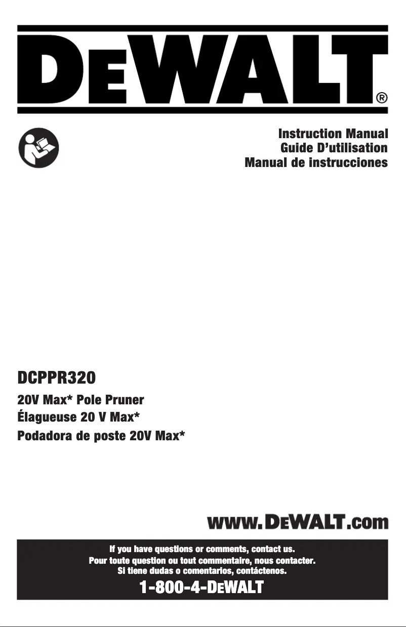 Image de la première page du manuel de l'appareil DCPPR320