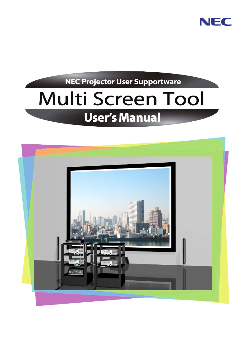 Image de la première page du manuel de l'appareil Multi Screen Tool