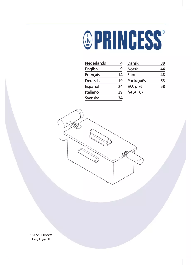Page n°1 - Manuel utilisateur Princess 183726 Easy