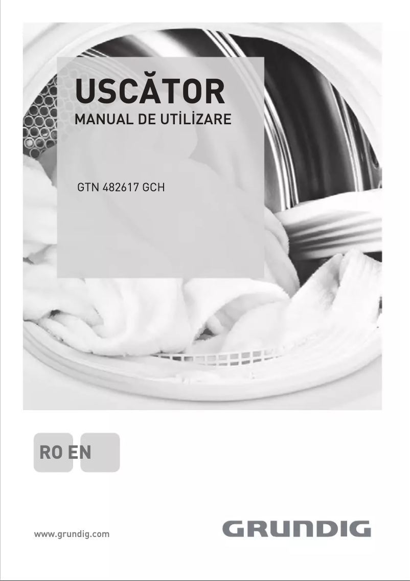 Page n°1 - Manuel utilisateur Grundig GTN482617GCH