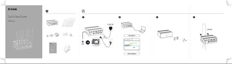 Page 1 de la notice Manuel utilisateur D-Link DWM-3010