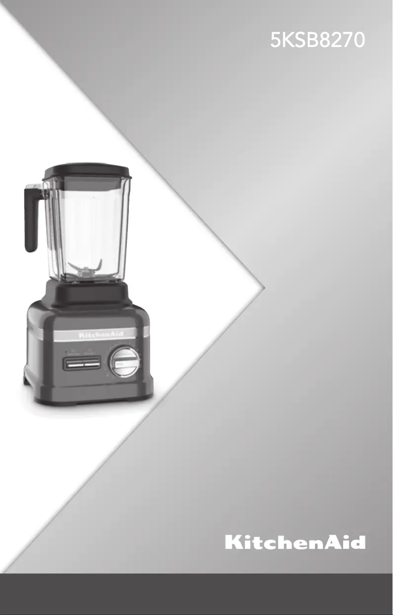 Page 1 de la notice Manuel utilisateur KitchenAid Artisan Power Plus 5KSB8270